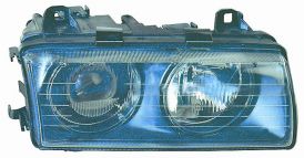 LHD Headlight Bmw Series 3 E36 Coupe Cabrio 1994-1999 Right 63128363495 Hella