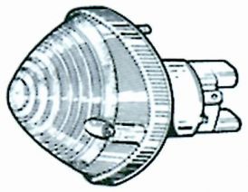 Feu Clignotant Pour Fiat 500 Fl 1965-1975 Blanc