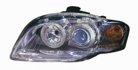 Kit Fari Anteriori Audi A4 2004-2007 Con Lenticolare Parabola Cromata