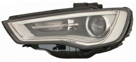 Kit Faro Anteriore Audi A3 2012 H7-Pwy24W A Led Con Motore Parabola Cromata