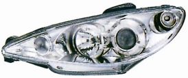 LHD Headlight Kit Peugeot 206 2003-2006