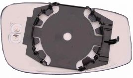 Plaque De Rétroviseur Extérieur Pour Fiat Panda 2003 Côté Gauche Chauffé