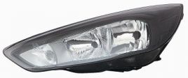 LHD Headlight Ford Focus From 2014 Right Black Background