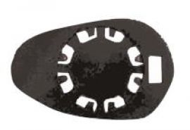 Plaque De Rétroviseur Extérieur Pour Lancia Y 2003-2006 Côté Gauche Chauffé