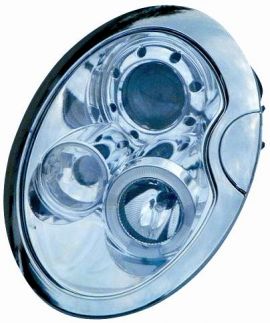 Kit Phare Avant Pour Mini 2001-2004 Celis Lenticulaire Fond Chromé