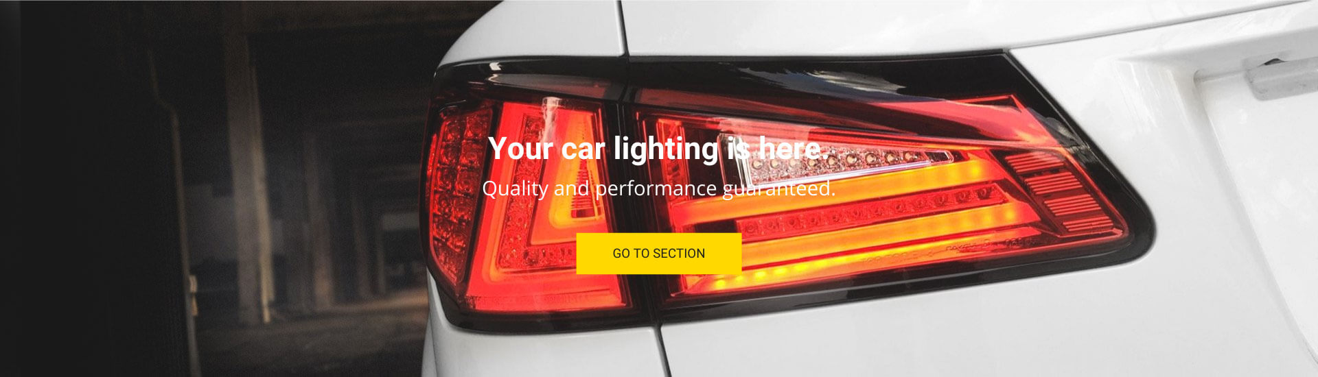 Slide about Car Lighting advertise