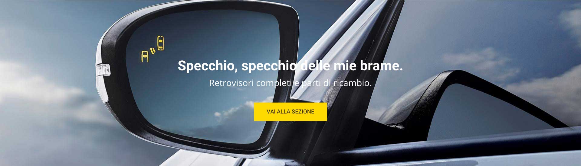 Slide su annuncio per retrovisori per auto